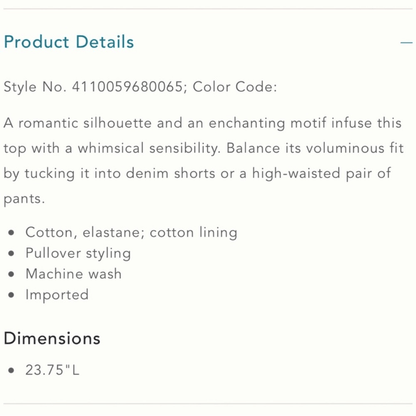 Anthropologie Porridge Tiered Poplin Blouse NEW Size Medium