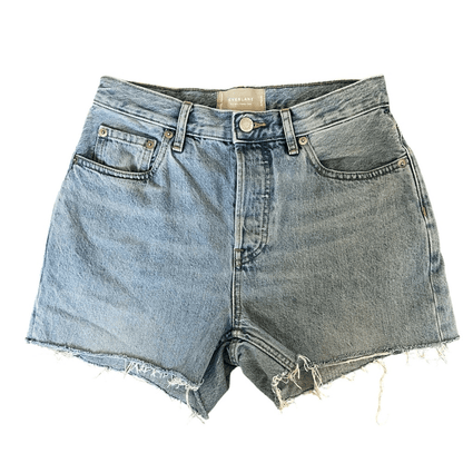 Everlane The Relaxed 90s Jean Denim Shorts Size 26 Light Wash 3”