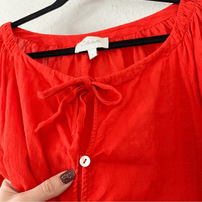 CLEOBELLA Rylan Blouse in Orange Size XS