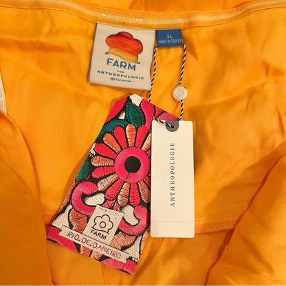 Farm x Anthropologie Halter Maxi Dress Farm Rio NEW Size XL