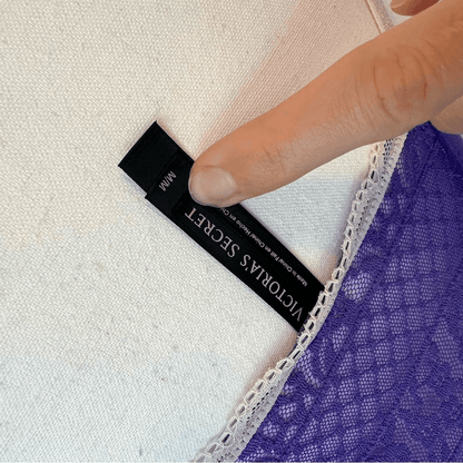 Victoria’s Secret Lace Slip Dress in Purple Size Medium