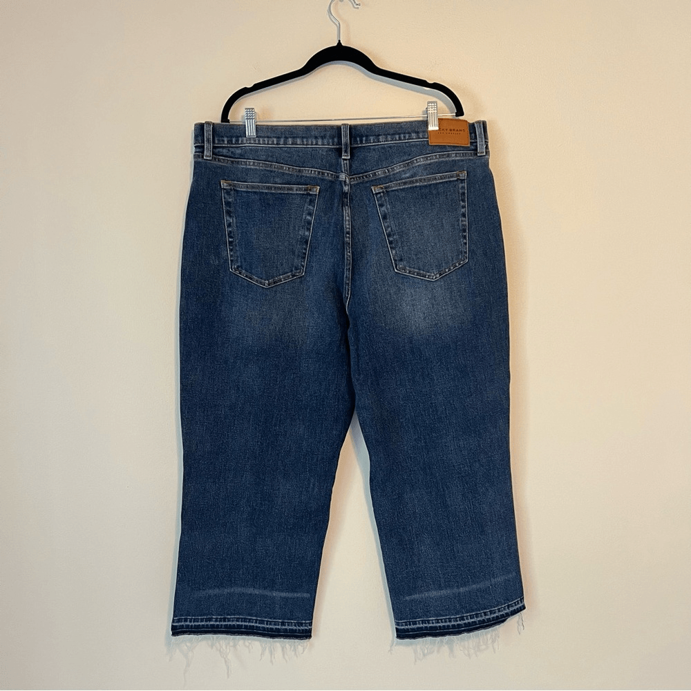 Lucky Brand Mid Rise Crop Wide Leg Jeans NWOT Plus Size 20
