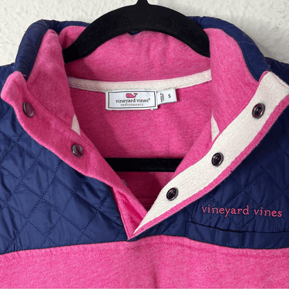 Vineyard Vines Quilted Nylon Performance Shep Shirt Pullover Size Small