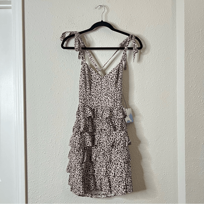 REVOLVE Majorelle Beth Mini Dress in Zaharo Leo Animal Print NEW Size Small