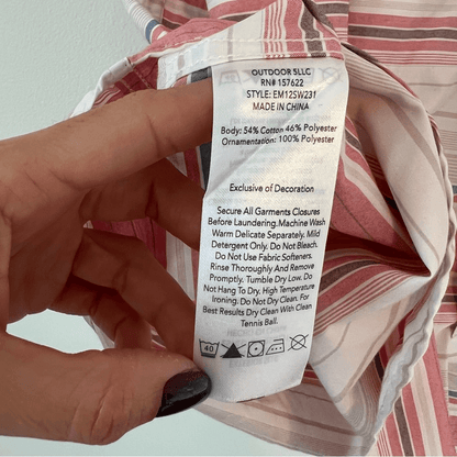 Eddie Bauer Men's Short Sleeve Striped On The Go Button Down Shirt NEW Size 2XL