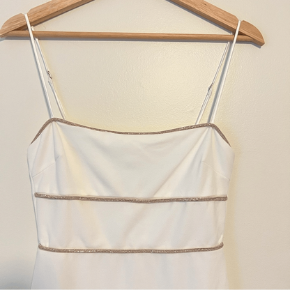 Selfie Leslie White Bodycon Midi Dress NEW Size Small