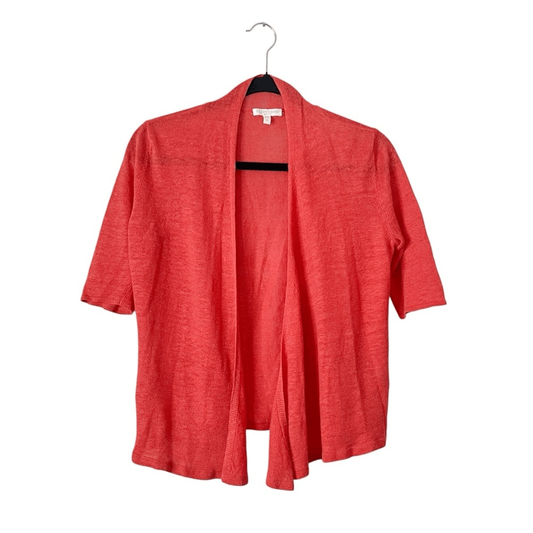 Eileen Fisher Linen Cardigan Open Front Lightweight Size PP (2P-4P)
