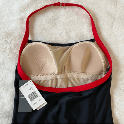 Speedo Onepiece Swimsuit Black NEW Size 14