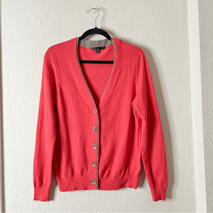 Boden V neck Cardigan Size 16 Cashmere Rabbit Hair Blend