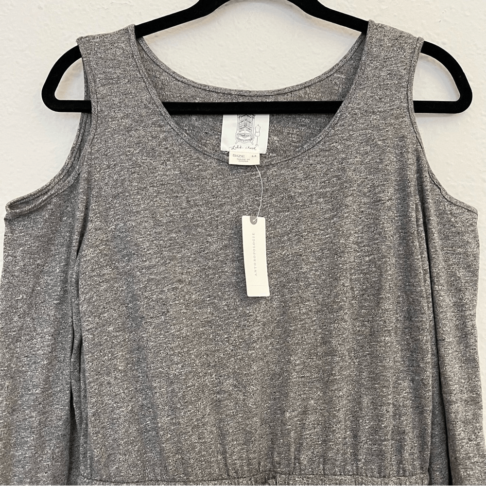 Anthropologie Lili's Closet Cold Shoulder Drawstring Dress NEW Size Medium