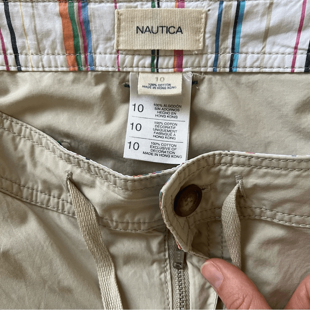 Nautica Women’s Beach Bermuda Shorts NEW Size 10