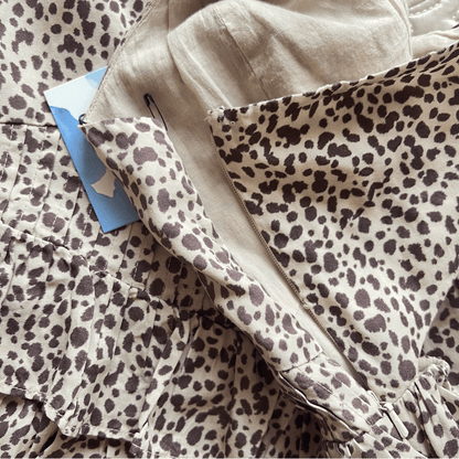REVOLVE Majorelle Beth Mini Dress in Zaharo Leo Animal Print NEW Size Small