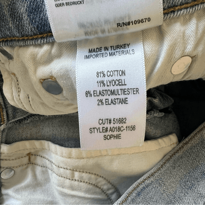 Agolde Sophie Skinny Jeans Size Size 27 Light Wash