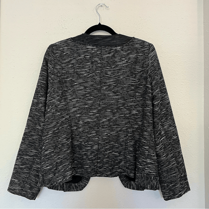 Chico’s Wool Blend Textured Blazer Jacket Size 1 / M(8)