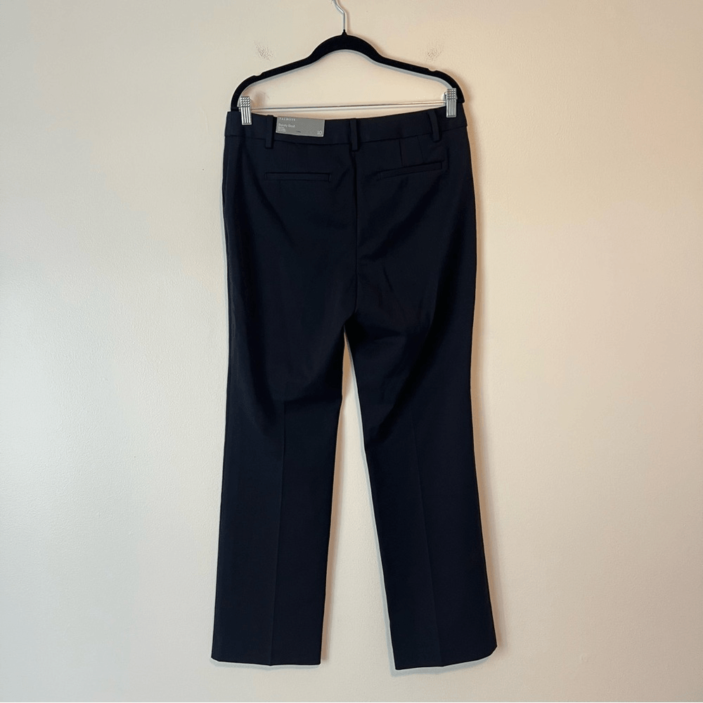 Talbots Navy Blue Barely Boot Trousers Dress Pants NEW Size 10 Classic