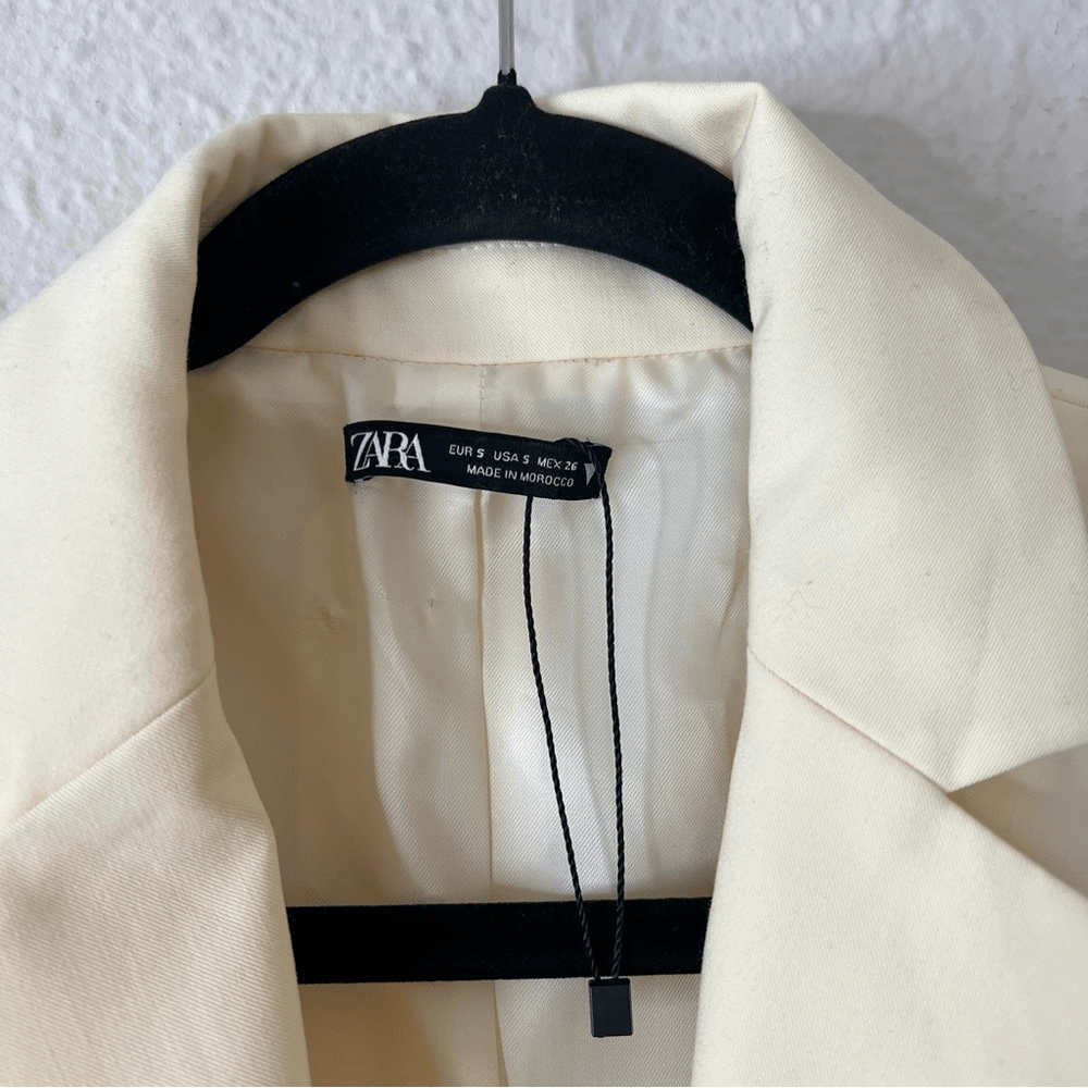 ZARA Butter Yellow Blazer Mini Dress  Blogger Favorite Size Small