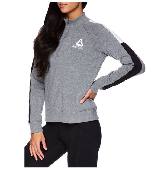 Reebok Turtleneck Half Zip Fleece Sweatshirt NEW Size Large