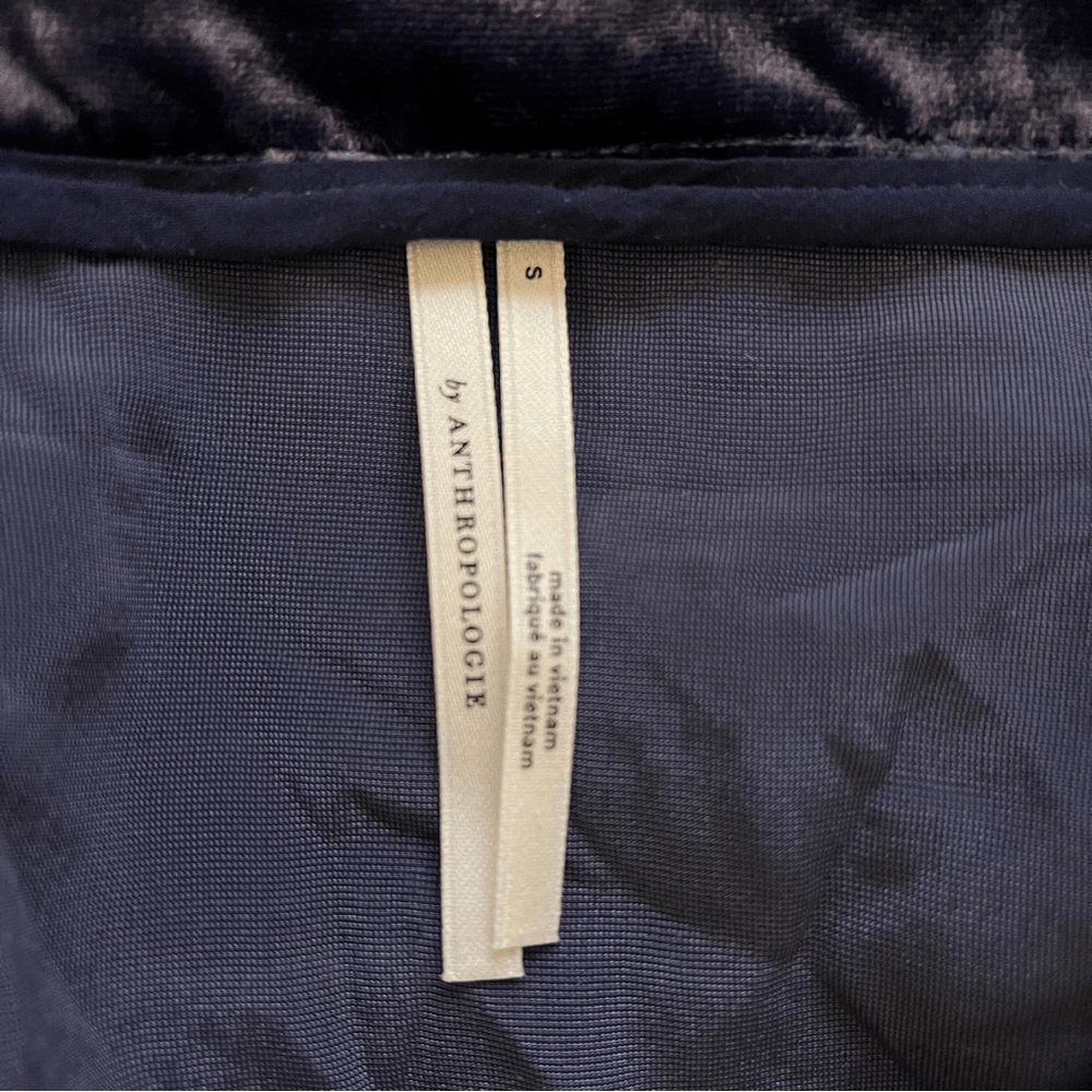 Anthropologie Shania Velvet Slip Mini Dress Size Small