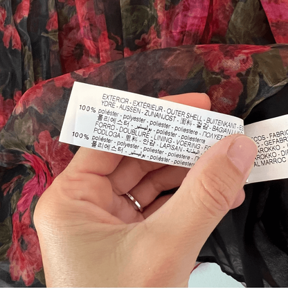 Zara Floral Sheer Organza Cropped Top Size Medium Whimsical Fairy Puff Sleeves