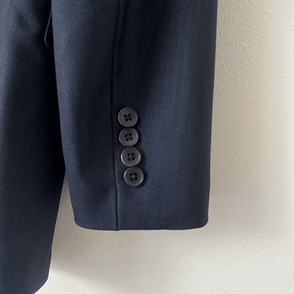 Theory Men's XYLO NP OSTRO Blazer Navy Blue 100% Wool 2 Button Classic 40R