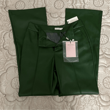 Anthropologie Avec Les Filles Faux Leather Pants NEW Size 8