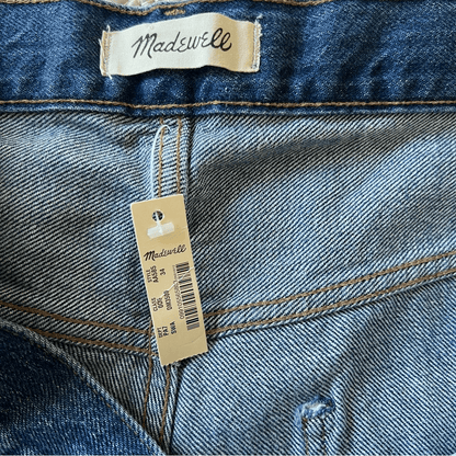 Madewell High Rise The Mom Jean NEW Size 34 Medium Wash