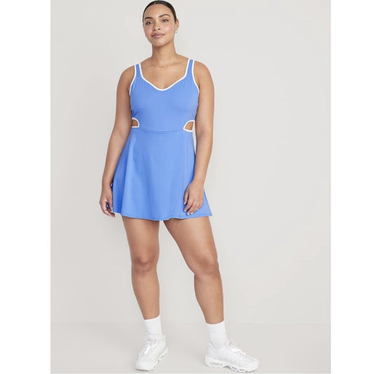 Old Navy PowerSoft Shelf-Bra Support Athletic Dress NEW Size XL