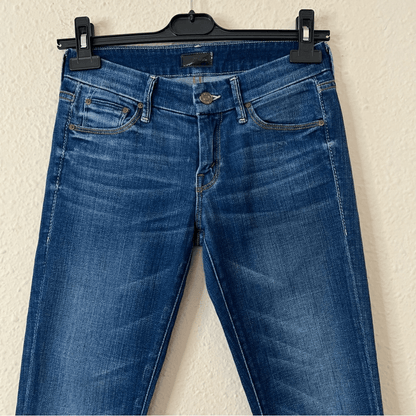 MOTHER The Looker Crop Jeans Size 25 Cry Of The Peacock
