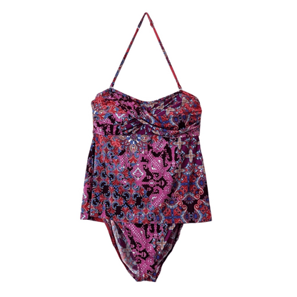 Garnet Hill Strapless One Piece Swimsuit NEW Size 12