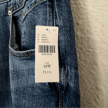 Anthropologie Pilcro Darted Wide-Leg Jeans NEW Plus Size 18W