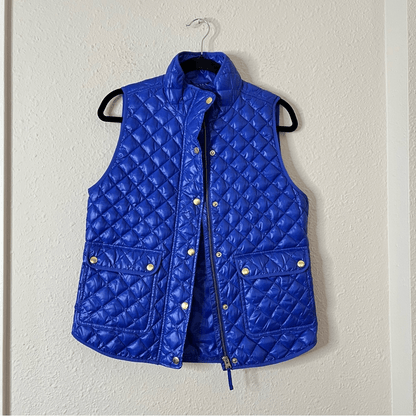 J. Crew Down Field Quilted Puffer Vest Size Small
