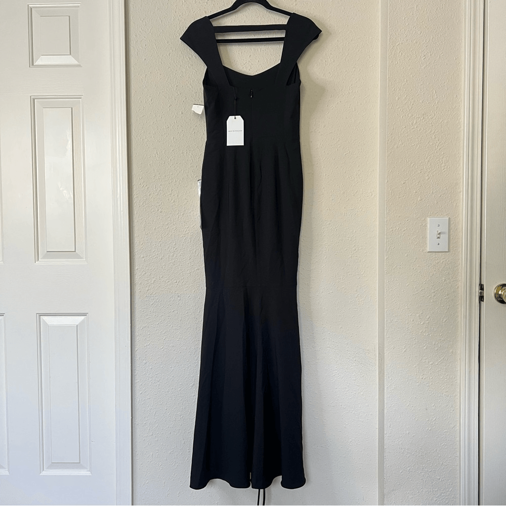 Dress the Population Minerva Black Mermaid Gown Maxi Dress NEW Size Small