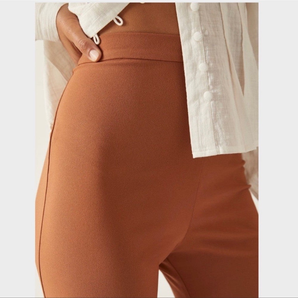 Anthropologie Hutch Stretch Crepe Flair Pants NEW Size Small