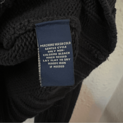 Vintage Polo Jeans Ralph Lauren Quarter Zip Sweater Size XXL
