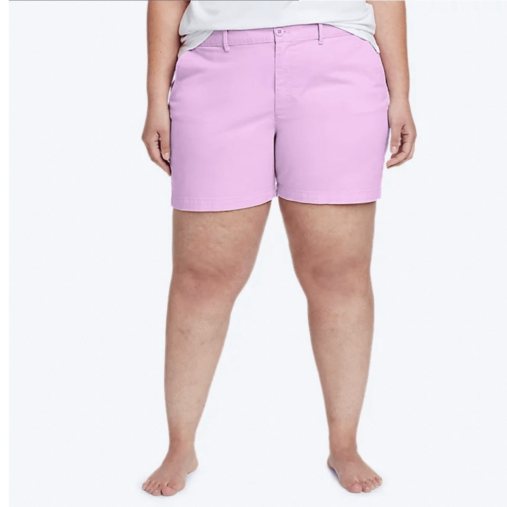 Eddie Bauer Willit Stretch Legend Wash Mid Rise Slim Boyfriend Shorts NEW 18W