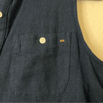 Tommy Hilfiger Linen Blend Navy Blue Sleeveless Mini Dress Size 4