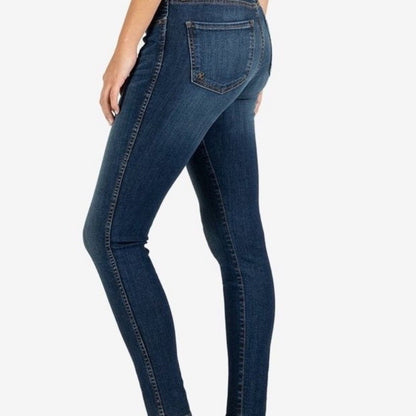 Kut From The Kloth Connie Ankle Skinny Jeans Raw Hem Size 0