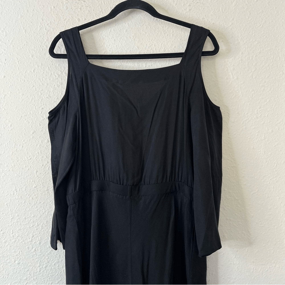 Soft Surroundings Brigette Tencel Maxi Dress in Black NEW Size Medium