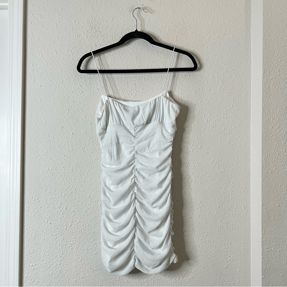 Hello Molly Moonlight Melody White Mini Dress NEW Size Large