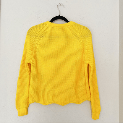 Koton Crew Neck Cropped Sweater Size Large