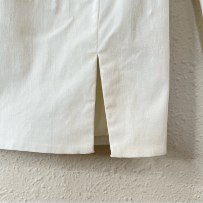 Revolve NBR Long Sleeve Hastings Mini Dress in White NEW Size Small