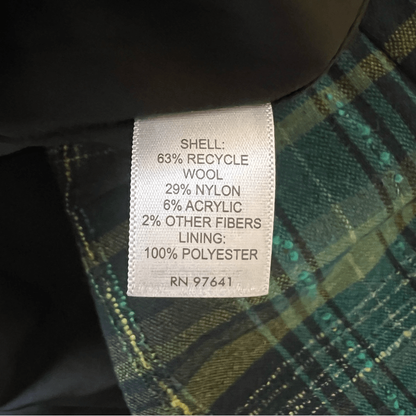 J. Jill Wool Blend Plaid Mini Skirt Size