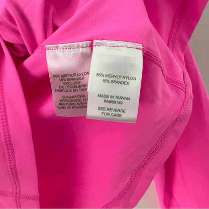 Lilly Pulitzer Luxletic Justine Top Half Zip Cropped Size M UPF 50+ Long Sleeve