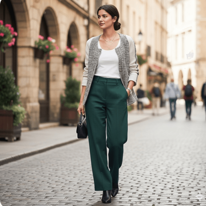 Anthropologie Cartonnier Neutral Tweed Knit Blazer Jacket Size Small