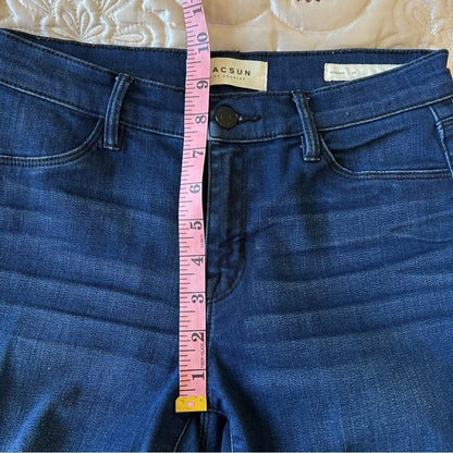 PacSun Distressed Super Stretch Dark Wash Jegging Jeans Size 25