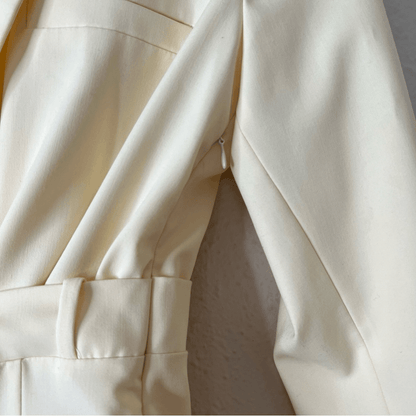 ZARA Butter Yellow Blazer Mini Dress  Blogger Favorite Size Small