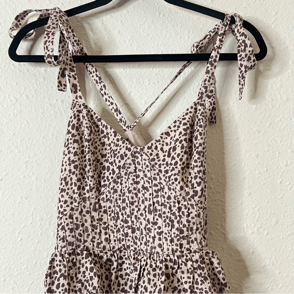REVOLVE Majorelle Beth Mini Dress in Zaharo Leo Animal Print NEW Size Small