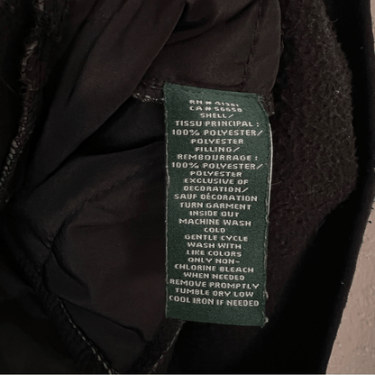 Lauren Ralph Lauren Zip Up Black Jacket Size Medium