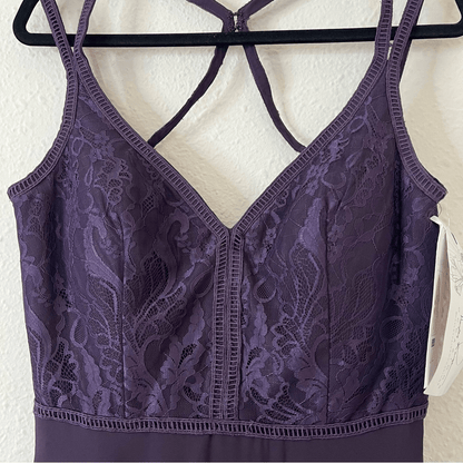 Hayley Paige 5864 Lace Bodice Chiffon A-Line Bridesmaid Maxi Dress Formal Gown