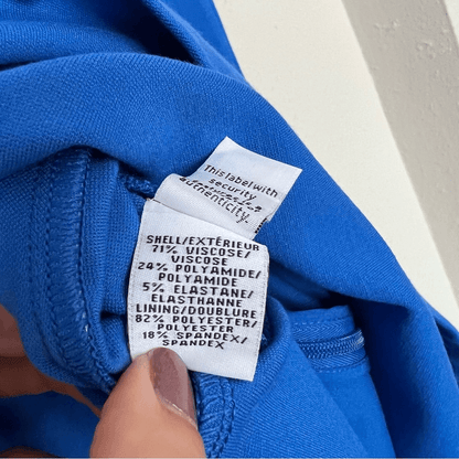 Diane Von Furstenberg Jeannie Electric Blue Fit and Flare Mini Skater Dress 6